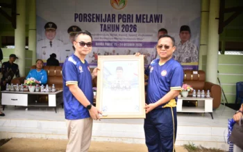 PGRI Melawi Apresiasi Pengabdian Sekda Paulus di Bidang Pendidikan