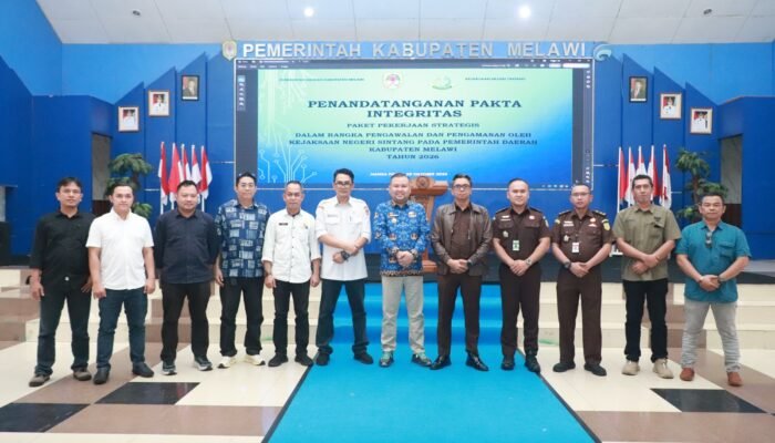 Bupati Dadi Tekankan Integritas, Kawal 10 Proyek Strategis, Pemkab Melawi Gandeng Kejari Sintang