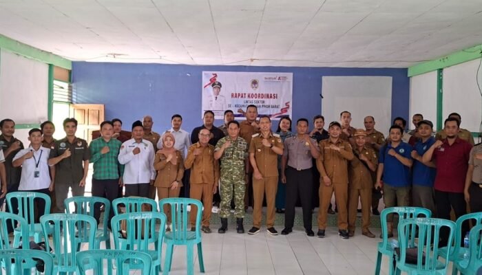 Rakor Lintas Sektoral, Camat Tanah Pinoh Barat Bahas Infrastruktur hingga Ketahanan Pangan
